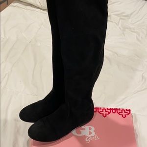 Girls size 2 GB girls knee high boots